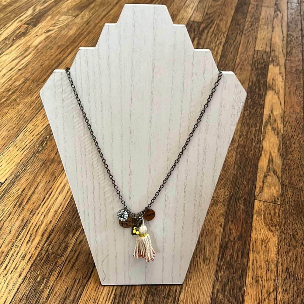 NWOT Natural Life Love “Junk Jewelry” Charm Necklace.